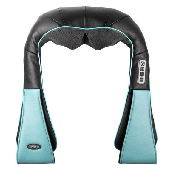 Home & Auto! Shiatsu Back Shoulder & Neck Massager Heat Deep Tissue 3D Kneading - Picture 1 of 15